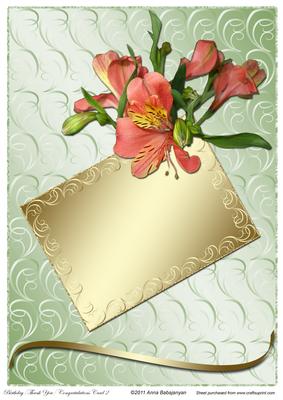 Birthday / Thank You / Congratulations Card 2