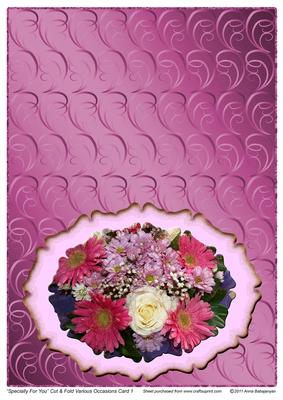 Specially for You Cut & Fold Various Occasions Card 1