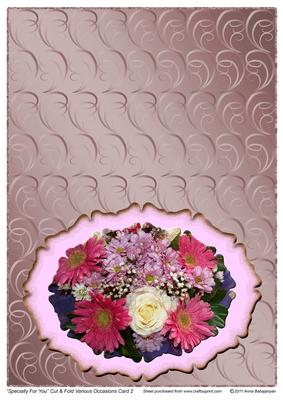 Specially for You Cut & Fold Various Occasions Card 2