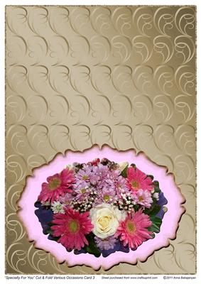 Specially for You Cut & Fold Various Occasions Card 3