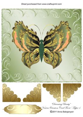 Dreaming Beauty Various Occasions Card Front/ Topper 4