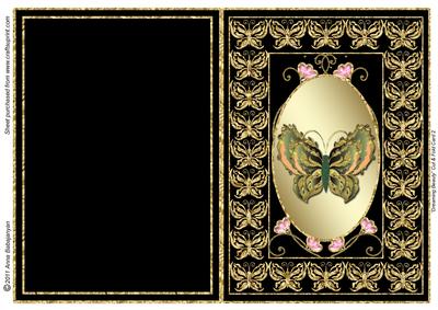 Dreaming Beauty Cut & Fold Card 2