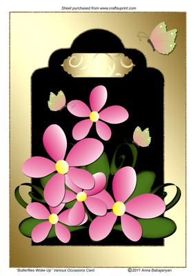 Butterflies Woke Up Various Occasions Card