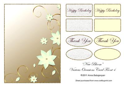 New Bloom Various Occasions Card Front 4