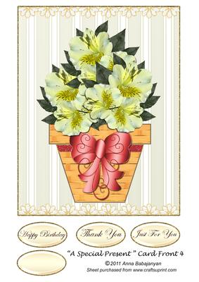 A Special Present Card Front 4