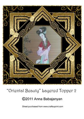 Oriental Beauty Layered Topper 2