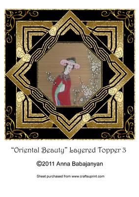 Oriental Beauty Layered Topper 3
