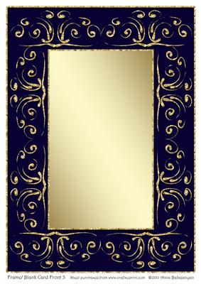 Frame / Blank Card Front 3