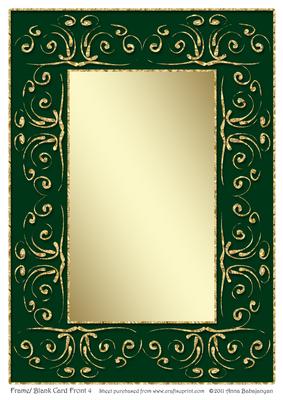 Frame / Blank Card Front 4