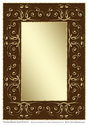 Frame / Blank Card Front 6
