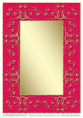 Frame / Blank Card Front 7