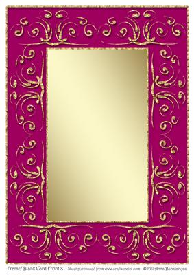 Frame / Blank Card Front 8