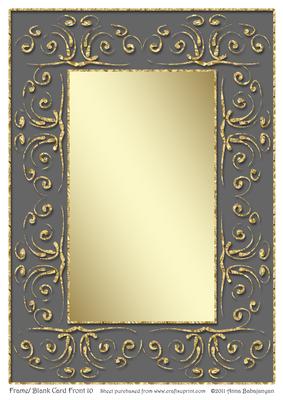 Frame / Blank Card Front 10
