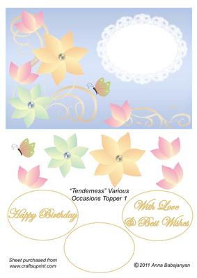 Tenderness Various Occasions Topper 1