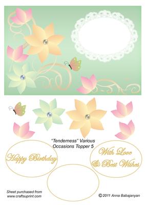 Tenderness Various Occasions Topper 5