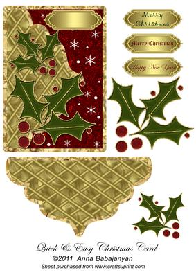 Quick & Easy Christmas Card