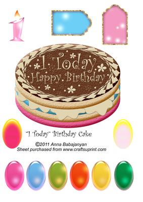 1 Today Birthday Cake