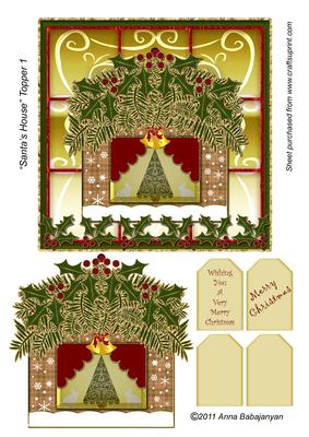 Santa's House Topper 1