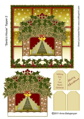 Santa's House Topper 2