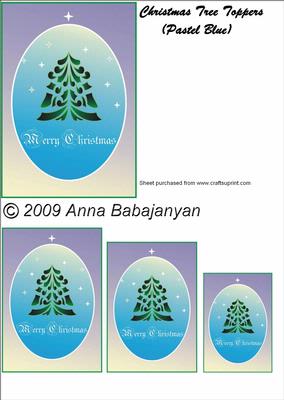 Christmas Tree Toppers (pastel-blue)
