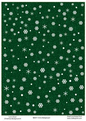 Let It Snow Christmas Background 6