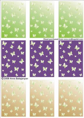 Butterflies Sheet 12
