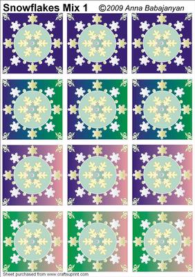 Snowflakes Mix 1