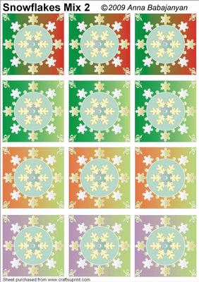 Snowflakes Mix 2