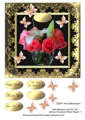 Little Bouquet Just for You Various Occasions Floral Tpr 1
