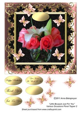 Little Bouquet Just for You Various Occasions Floral Tpr 2
