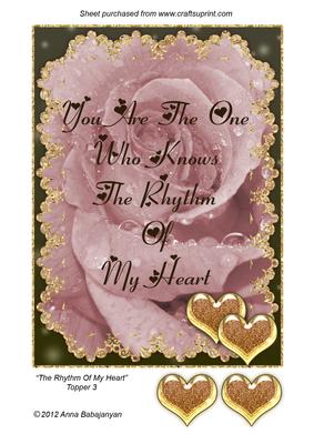 The Rhythm of My Heart Topper 3