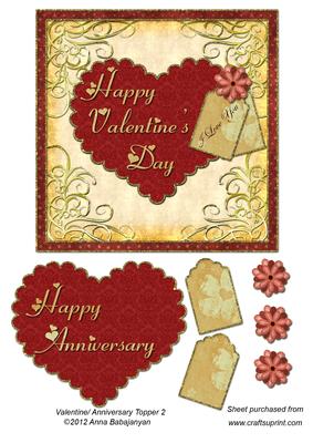 Valentine/ Anniversary Topper 2