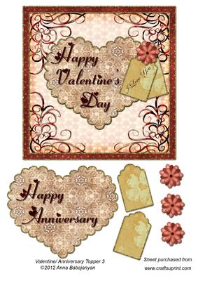 Valentine/ Anniversary Topper 3