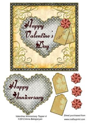 Valentine/ Anniversary Topper 4
