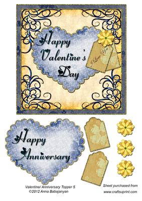 Valentine/ Anniversary Topper 5