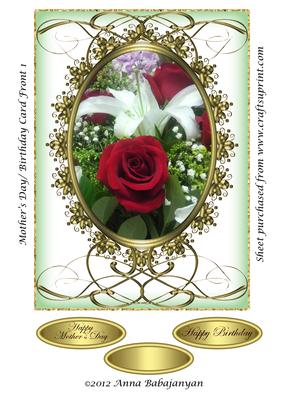 Mothers Day/ Birthday Card Front 1