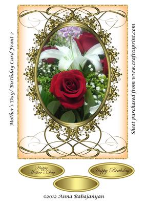 Mothers Day/ Birthday Card Front 2