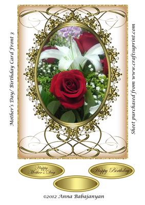 Mothers Day/ Birthday Card Front 3