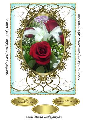 Mothers Day/ Birthday Card Front 4