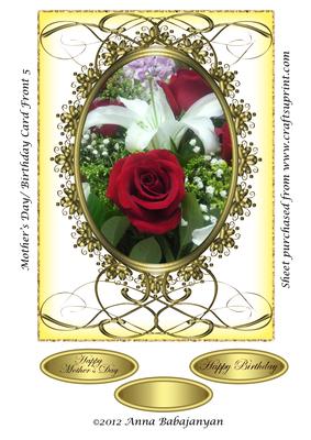 Mothers Day/ Birthday Card Front 5