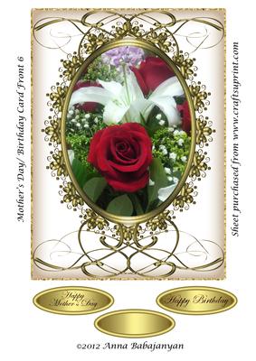 Mothers Day/ Birthday Card Front 6