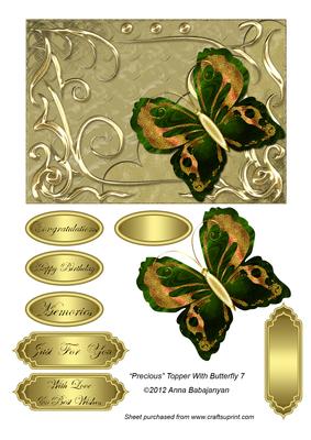 Precious Topper with Butterfly 7