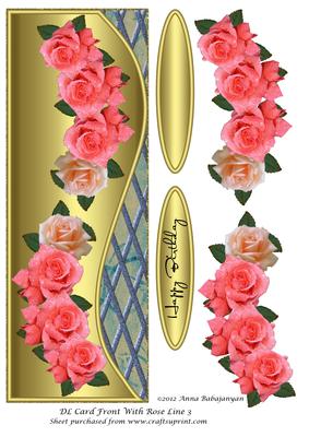 Dl Card Front with Rose Line 3