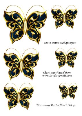 Stunning Butterflies Set 5