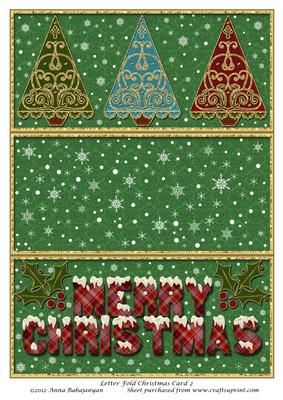 Letter Fold Christmas Card 2