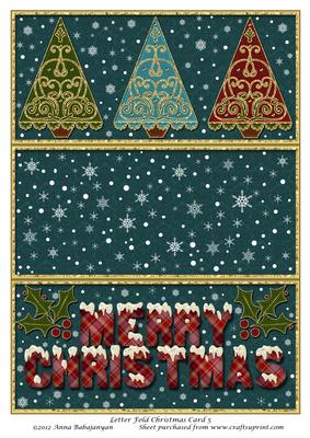 Letter Fold Christmas Card 5