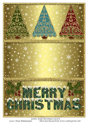 Letter Fold Christmas Card 8