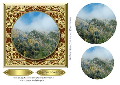 Amazing Nature 6x6 Pyramid Topper 2