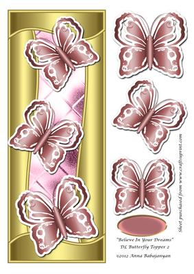 Believe in Your Dreams Dl Butterfly Topper 2