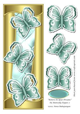 Believe in Your Dreams Dl Butterfly Topper 7